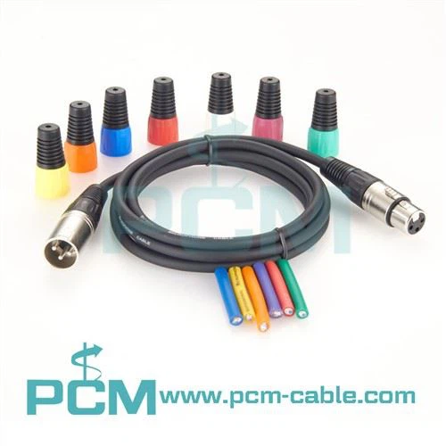 XLR পুরুষ থেকে মহিলা মাইক্রোফোন কেবল