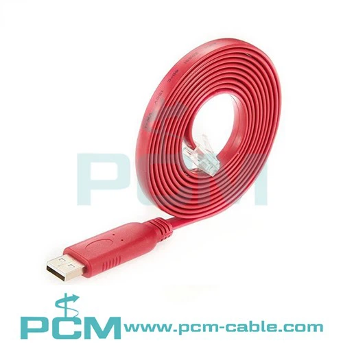 RJ45 এবং USB সহ কনসোল কেবল
