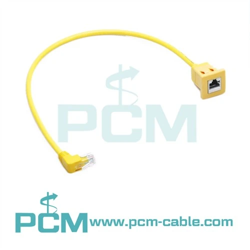 ইথারনেট কেবলে RJ45 CAT5e সুপার স্পিড প্যানেল মাউন্ট স্ন্যাপ