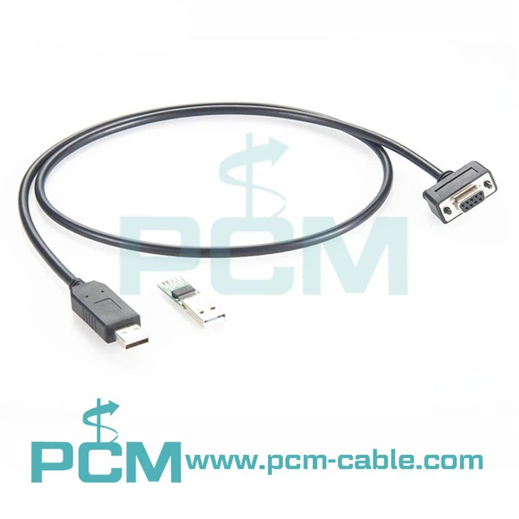 ইউএসবি টু সিরিয়াল RS232 DB9 অ্যাডাপ্টার কেবল