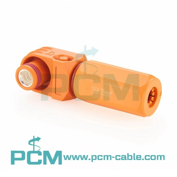 Battery Energy Connector 150A Orange Safe HV IP67 Waterproof