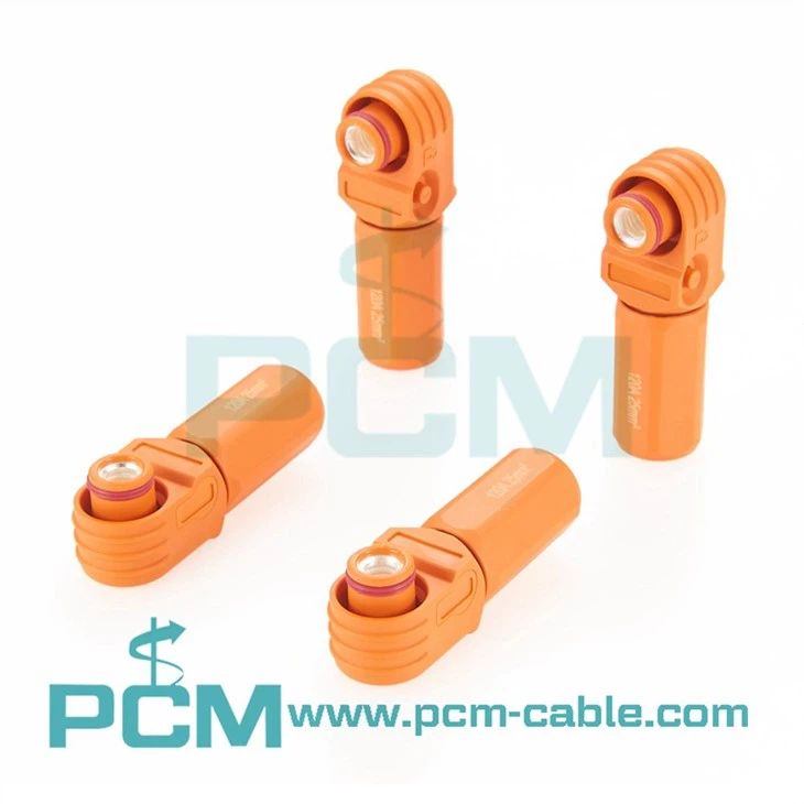 High Current 120A Battery Connector Orange 1000V Energy Storage